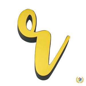 Pegatinas de Pared de Espejo Acrílico con Letras Minúsculas, Autoadhesivo, para el Hogar, Dormitorio, Sala de Estar - Product Image 3