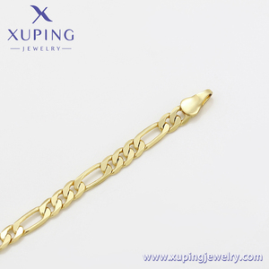 A00757209 <span class=keywords><strong>Bijoux</strong></span> Xuping – Chaîne de cheville élégante en cuivre plaqué <span class=keywords><strong>or</strong></span> 14 carats, design léger et luxueux, respectueux de l'environnement - Product Image 4