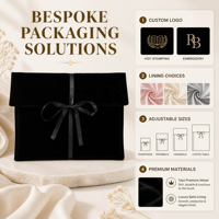 Pochette en velours haut de gamme avec logo personnalisé, nœud en ruban, grand sac cadeau pour vêtements, écharpes, oreillers, lingerie, rangement, vente en gros, OEM