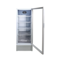 Réfrigérateur de présentation commercial Meisda SC235 235L à refroidissement direct et porte vitrée simple pour supermarché