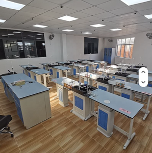 Mesa de Trabajo de Laboratorio de Biología de Acero con Certificado CE, Equipos de Laboratorio, Precio de Fábrica, Mobiliario de Laboratorio Escolar, Laboratorio de Química - Product Image 5