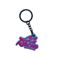 Llavero Personalizado de Goma Suave 3D de PVC Ecológico con Impresión por Transferencia Térmica, Diseño Personalizado OEM, Tamaño Personalizado, Color Pantone Sólido