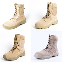Bottes de sécurité S3 sur mesure pour hommes : cuir de vachette couleur miel, imperméables, fonctionnelles, OEM