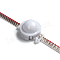 Lumière LED Pixel SPI WS2811 30mm, Lumière Diamant en Aluminium, Lumière de Scène LED 3D, IP65, Programmable, Guirlande Lumineuse Pixel RGB pour Noël