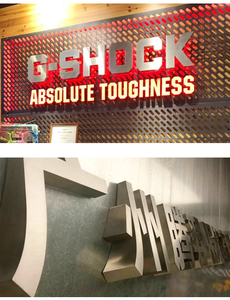 Chất Lượng Cao Thép Không Gỉ Trang Trí Quảng Cáo Sản Xuất Dấu Hiệu Bronze 3D Titan Bạc Bảng Chữ Cái Cho Công Ty Mall Dấu Hiệu - Product Image 6