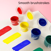 Ensemble de peintures acryliques non toxiques: peintures d'artiste de 12ml pour l'artisanat professionnel et les projets d'art sur toile