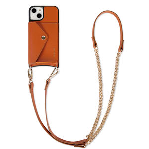 กระเป๋าหนัง Saffiano veagn หรูหรามีช่องใส่บัตรกระเป๋าใส่โทรศัพท์มือถือโลโก้ที่กำหนดเองสำหรับ iPhone 16 15 <span class=keywords><strong>PRO</strong></span> MAX เคสพร้อมสายคล้อง - Product Image 2