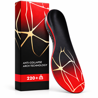 Semelles orthopédiques pour hommes et femmes, inserts de chaussures à soutien de la voûte plantaire avec amorti et soulagement de la douleur au pied