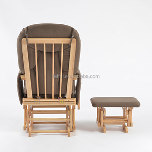 Fauteuil à bascule rembourré pour allaitement, idéal pour la chambre de bébé ou le salon - Product Image 6
