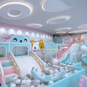 定制儿童游乐设备游戏软室内游乐设备儿童大型室内游乐场、带滑梯游乐园 - Product Image 3