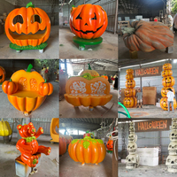 Arche de crâne d'Halloween en fibre de verre de taille réelle, porte d'entrée squelette, accessoire de maison hantée en plein air pour parc à thème