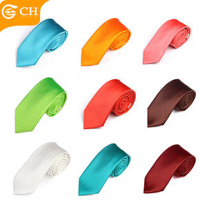 แฟชั่นการออกแบบสีแดงสีฟ้าที่มีสีสันเนคไทธุรกิจอย่างเป็นทางการงานแต่งงานลายผ้าผูก100% ผ้าไหมธรรมดาที่กำหนดเองบุรุษผูก - Product Image 1