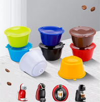 Capsules de café professionnelles réutilisables pour Dolce Gusto, dosettes à filtres rechargeables, acier inoxydable, tasse, filtres, dosettes