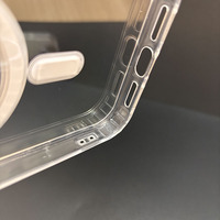 Coques et étuis magnétiques 2-en-1 en acrylique et TPU anti-chute à 4 coins pour iPhone 17 Air et iPhone 16 Pro Max