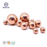 Sphère de cuivre massif haute pureté 99,9 %, 0,5 mm-50,8 mm, résistante à l'oxydation, pour pièces industrielles, conduction thermique, usage électrique