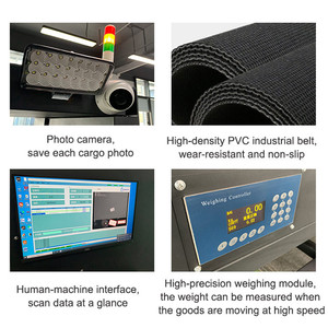 Kho tĩnh 8-phân loại hàng hóa DWS Express bưu kiện DWS với phân Loại hệ thống Kích thước trọng lượng quét hệ thống DWS - Product Image 5