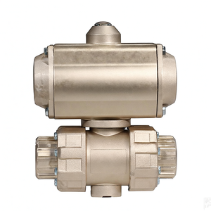 Venta de Liquidación COVNA B2B, Sistema de Riego por Goteo, Válvula de Bola de Control Neumática de Doble Unión de UPVC, de Dos Vías y Doble Acción - Product Image 4