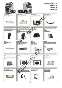 23084230 23084223 Passo do pé para Volvo FH FM versão 4 5 caminhão partes do corpo sobresselentes - Product Image 4