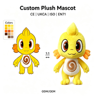 Peluche personnalisée de personnage de jeu, poupée de personnage de jeu vidéo, animal en peluche doux, fabricant OEM ODM, conception personnalisée, vente en gros