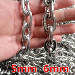 Chaîne pour chien en acier inoxydable 304, épaisse et durable, pour chiens de petite et moyenne taille, laisse anti-morsure pour animaux de compagnie - Product Image 5