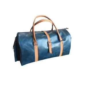 New Style Waterproof Sport Lightweight Genuine <b>Leather</b> Duffel <b>Bags</b> Customized Colors Luxury <b>Men</b> Large Capacity Portable Design - Product Image 2