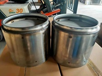 Pièces de moteur automobile, catalyseur céramique en nid d'abeille DPF/DOC, convertisseur catalytique d'échappement, Euro V, ajustement universel, garantie de 36 mois