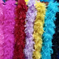 100g épais dinde Chandella plume Boa plume Chandelle Boa écharpe châle pour mariage Festivals fête carnaval Costumes décor