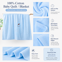 Couverture pour enfants à imprimé ours, en coton doux, gaufrée, rose pastel, bleu, jaune, couverture de réception pour nouveau-né, directement de l'usine