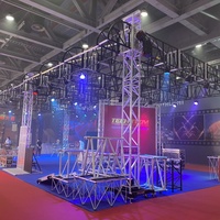 Plateforme de scène mobile en aluminium de haute qualité pour mariage, avec revêtement en plexiglas et verre trempé transparent pour événements et spectacles en extérieur