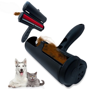 Cepillo Rodillo Autolimpiante Reutilizable para Mascotas con Mango Desmontable, Material ABS Sólido, Removedor Mágico de Pelo de Perro y Gato, Cepillo de Aseo para Mascotas - Product Image 3