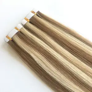 100レミー人毛エクステンションブラジル、卸売天然テープヘア