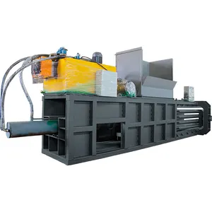 Nhựa trống thủy lực Baler ngang các tông carton Baler sơn sắt trống đóng viên máy Trung Quốc bao bì máy móc