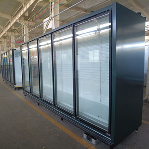 ตู้แช่แข็งแบบกระจก 2/3/4/5/6 ประตู ตู้เย็นเชิงพาณิชย์ - Product Image 1