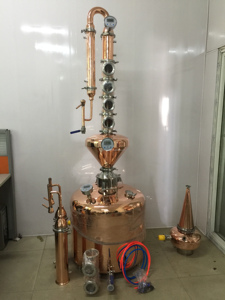 50L/100L Alcol distillery distillazione reflusso colonna ancora distillatore