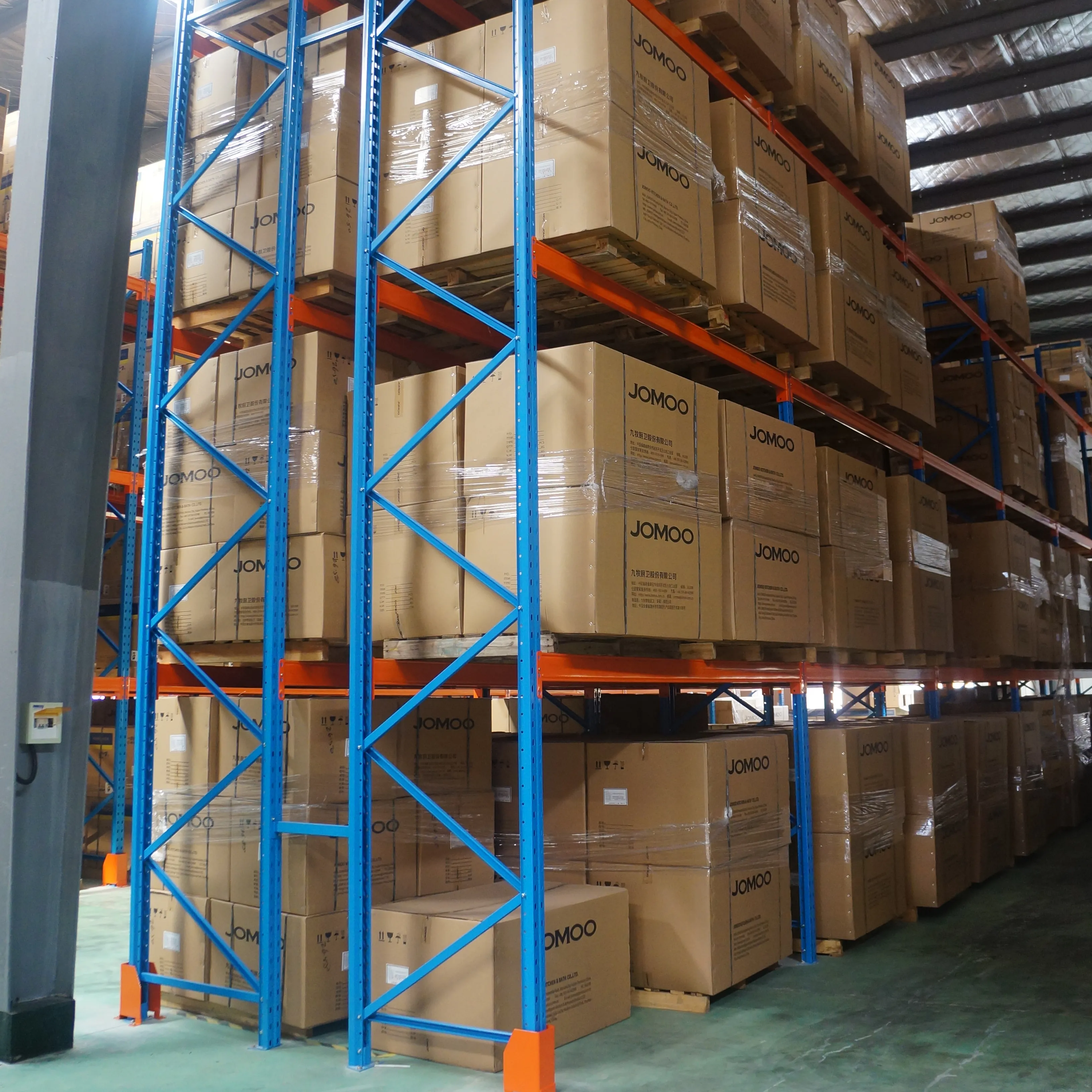 China fabricante industrial empilhando prateleira de armazenamento rack para o armazém da fábrica pedaços & prateleiras