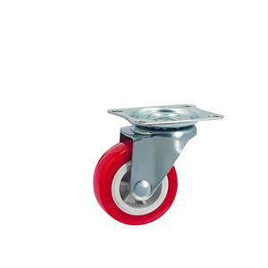 Roulettes pivotantes rouges pour meubles, petits supports de pot de fleurs, étagères de rangement - Product Image 1