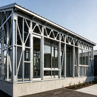 Edificio de Oficinas, Planta Industrial, Taller, Supermercado, Estadio, Almacén Ligero de Varios Pisos con Estructura de Acero de Estilo Moderno de Mediados de Siglo HJ, Jiangsu