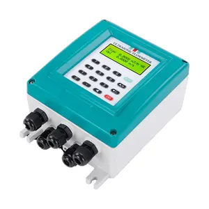 2024 Precise digital display insertion clamp on ultrasonic water flow meter On Ultrasonic Flow Meter Digital Water
