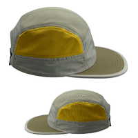 Casquettes de trail running légères et respirantes en maille de polyester recyclé 7/8 panneaux, logo personnalisé, séchage rapide, casquette de camping en nylon unisexe
