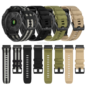 Pour Garmin Bracelet de montre en nylon 26mm 22mm <span class=keywords><strong>Tactix</strong></span> 7Pro <span class=keywords><strong>Fenix</strong></span> 7X 6X <span class=keywords><strong>7</strong></span> 5 6 Pro 5X 3HR Bracelet Smartwatch Bracelet de remplacement - Product Image 3