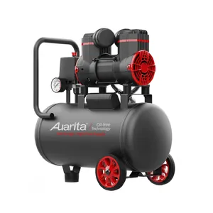 Auarita Portable Electric Air Compresor 18L 900W Aircompressor Portable Piston Ring Paint Spray Gun Oil Free Air Compressor