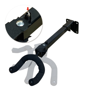 Support mural en métal pour guitare H-30B avec support incliné fendu - Product Image 4