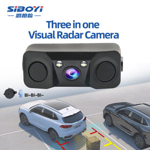 Caméra de recul <span class=keywords><strong>radar</strong></span> visuel 3 en 1 170 °   Capteur de stationnement à vision nocturne HD avec alarme sonore, caméra de recul pour véhicule étanche IP68 - Product Image 3