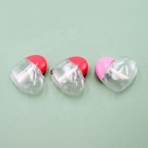 LZ Pack Stock 100pcs New Heart Shape Cheap <strong>5ml</strong> Pink <strong>Mini</strong> <strong>Lip</strong> <strong>Gloss</strong> <strong>Containers</strong> Custom Logo Plastic <strong>Lip</strong> <strong>Gloss</strong> Tubes - Product Image 3