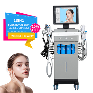 18in1 Hydrodermabrasion Hydro Aqua Facial Machine Oxygen Jet Spa Portable Microdermabrasion Lips Face Hydrating US Plug - Product Image 1