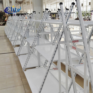 Chariots de jardinage en acier pour plantes et fleurs à quatre roues - Product Image 5