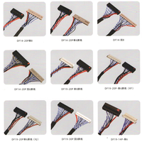 Kabel LCD/LED Panel FCP Lvds OEM Kabel Layar LCD Kustom Kabel Layar LCD Ganda 8 Kawat FIX-30P