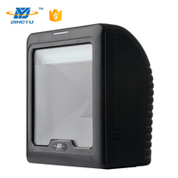 Lector de Códigos de Barras de Alta Velocidad en Oferta, 2D Omnidireccional, USB/RS232 Opcional, Montaje en Mesa, Escáner de Códigos de Barras para Supermercados y Cadenas de Tiendas