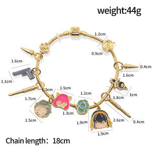 <span class=keywords><strong>Pulsera</strong></span> de Cuentas con Dijes de Anime, Diseño de Anya Twilight Yor, <span class=keywords><strong>Pulsera</strong></span> de SPY FAMILY - Product Image 3