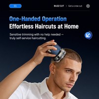 Tondeuse à cheveux rechargeable avec écran numérique, entièrement lavable, pour hommes, usage domestique, coupe rasante, tondeuse électrique, rasoir de finition